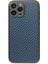 Newface iPhone 13 Pro Max Kılıf Coco Karbon Silikon - Mavi 1
