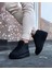 Kömür Bağcıklı Sneakers Yarım Bilek Bot 3