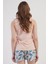 Pamuklu Kadın Büyük Beden Genıs Askılı Şortlu Pijama Takım , 408217 4