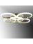 TT304-4+1-FSR Yuvarlak Tt Aydınlatma Fransız Sarı Kaplama 5 Li LED Avize 3