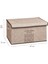 Bej Keçe Kapaklı Maxi Kutu 47X37X24 Cm, Şık ve Kullanışlı Depolama Çözümü 5