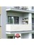 8m x 1m Beyaz Polyester Balkon Branda Su Geçirmez Dayanıklı 650G 1