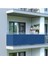 10 M x 70 cm Mavi Polyester Balkon Demiri Brandası, Su Geçirmez, Dayanıklı 650G 1