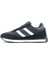 101-24985-M Santiago Deri Sneaker Erkek Spor Ayakkabı Siyah-Beyaz 2