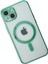 Newface iPhone 14 Plus Kılıf Magneticsafe Lazer Silikon - Haki Yeşil 3