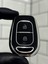 Dacia Duster Logan Sandero Dokker Lodgy Sustasız Nano Anahtar Kılıfı Siyah Gümüş 3