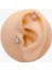 Cerrrahi Çelik Tek Taşlı Kutup Yıldızı Tragus Helix Piercing (1ADET) 2