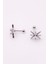 Cerrrahi Çelik Tek Taşlı Kutup Yıldızı Tragus Helix Piercing (1ADET) 4