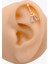 Cerrrahi Çelik Zirkon Taşlı Eyfel Tragus Helix Piercing (1ADET) 1
