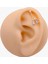 Cerrrahi Çelik Zirkon Taşlı Eyfel Tragus Helix Piercing (1ADET) 2