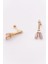 Cerrrahi Çelik Zirkon Taşlı Eyfel Tragus Helix Piercing (1ADET) 4