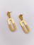 Çelik Marka Model Küpe-Gold 3
