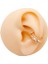 Zirkon Taşlı Tamtur Sıkıştırma Kıkırdak Küpe Piercing (1ADET) 2