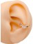 Baget Taşlı Sıkıştırma Kıkırdak Küpe ( Earcuff ) Piercing (1ADET) 1