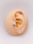 Cerrrahi Çelik Piercing ( Pirsing ) Mineli Kuş Figürlü Tragus Helix Piercing (1ADET) 1