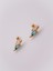 Cerrrahi Çelik Piercing ( Pirsing ) Mavi Taşlı Kaplumbağa Tragus Helix Piercing (1ADET) 3