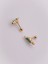 Cerrrahi Çelik Piercing ( Pirsing ) Mavi Taşlı Kaplumbağa Tragus Helix Piercing (1ADET) 4
