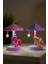 Renkli Pony LED Gece Lambası, Çocuklar Için Tatlı ve Işıltılı Dekorasyon Seçeneği 2