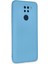 Xiaomi Redmi Note 9 Kılıf Nano Içi Kadife Silikon - Mavi - YKD4726-6161 3