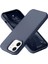 iPhone 12 Kılıf Nano Içi Kadife Silikon - Lacivert - YKD9747-7975 1