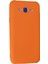 Samsung Galaxy J7 Kılıf Nano Içi Kadife Silikon - Turuncu - YKD3932-3620 3