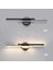 Modern Çift Yönlü Siyah LED Aplik, 70CM Toplam Boy, Pilli Olmayan, Şık ve Kullanışlı 6