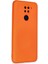 Xiaomi Redmi Note 9 Kılıf Nano Içi Kadife Silikon - Turuncu - YKD8156-3836 3