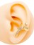 Zirkon Taşlı Sıkıştırma Fiyonk Kıkırdak Küpe ( Earcuff ) Piercing (1ADET) 1