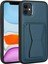 iPhone 11 Kılıf Kartlıklı Standlı ​pu Deri Dermo Kapak 1