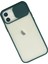 iPhone 12 Kılıf Palm Buzlu Kamera Sürgülü Silikon - Yeşil - YKD8558-3480 3
