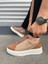 JY007 Alba Bağcıksız Süet Erkek Günlük Sneaker Ayakkabı Sbt Taba/vizon 3