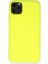 iPhone 11 Pro Max Kılıf Nano Içi Kadife Silikon - Sarı - YKD9836-6226 1