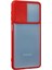 Samsung Galaxy M52 5g Kılıf Palm Buzlu Kamera Sürgülü Silikon - Kırmızı - YKD9137-4948 2