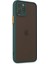 iPhone 11 Pro Kılıf Montreal Silikon Kapak - Yeşil - YKD1776-3833 2