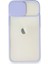 iPhone 11 Kılıf Palm Buzlu Kamera Sürgülü Silikon - Lila - YKD5642-1681 2