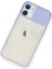 iPhone 11 Kılıf Palm Buzlu Kamera Sürgülü Silikon - Lila - YKD5642-1681 3