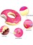 Pembe Şişme Donut Simit 107 cm Tutmalı, Deniz Temalı, Eğlenceli ve Renkli Tasarım 3