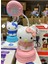Mavi ve Beyaz Hello Kitty Masa Lambası, Şık ve Sevimli Tasarım 3