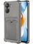Xiaomi Redmi 13C Kılıf Kartlıklı Kamera Çıkıntılı Şeffaf Darbe Korumalı Kart Bölmeli Kapak 1