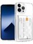 Apple iPhone 15 Pro Max Kılıf Kartlıklı Kamera Çıkıntılı Şeffaf Darbe Korumalı Kart Bölmeli Kapak 1