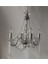 Şık Kristal 4’lü Krom Avize, Tam Montaj, Modern ve Parlak Tasarım 1