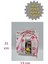 100 Adet 13X21 Bayram Temalı Pencereli Kutu ve Ambalaj Hediye Paketi Şeker Lokum Poşeti 1