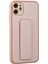 iPhone 12 Kılıf Coco Deri Standlı Kapak - Pembe - YKD6438-1185 2