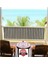 5m x 85CM Gri Polyester Balkon Demiri Brandası Su Geçirmez 1. Sınıf 650G 3