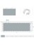 5m x 85CM Gri Polyester Balkon Demiri Brandası Su Geçirmez 1. Sınıf 650G 6