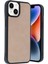 iPhone 14 Kılıf Aras Deri Kapak - Pudra - YKD2124-5617 1