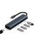 Ally BYL-2302 5 In 1 Type-C To USB + Type-C + Ethernet Dönüştürücü Çoğaltıc - YKD3609-6837 2