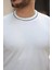 Erkek Bisiklet Yaka Ribanalı Kısa Kollu Tshirt 3
