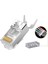 RJ45 Cat7 Konnektör Seti (100 Adet + Ayraç) | Yeni Nesil Metal Uç | Ethernet ve Network Uyumlu 1