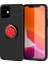 iPhone 12 Ultra Koruma Sağlayan Stand Özellikli Ringguard Yüzüklü Silikon Kılıf 1